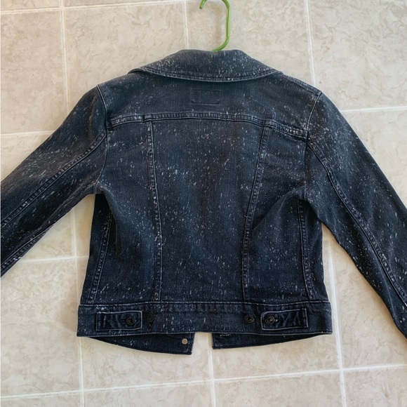 Levi’s jean jacket woman’s black speckled jean jacket - Picture 7 of 15